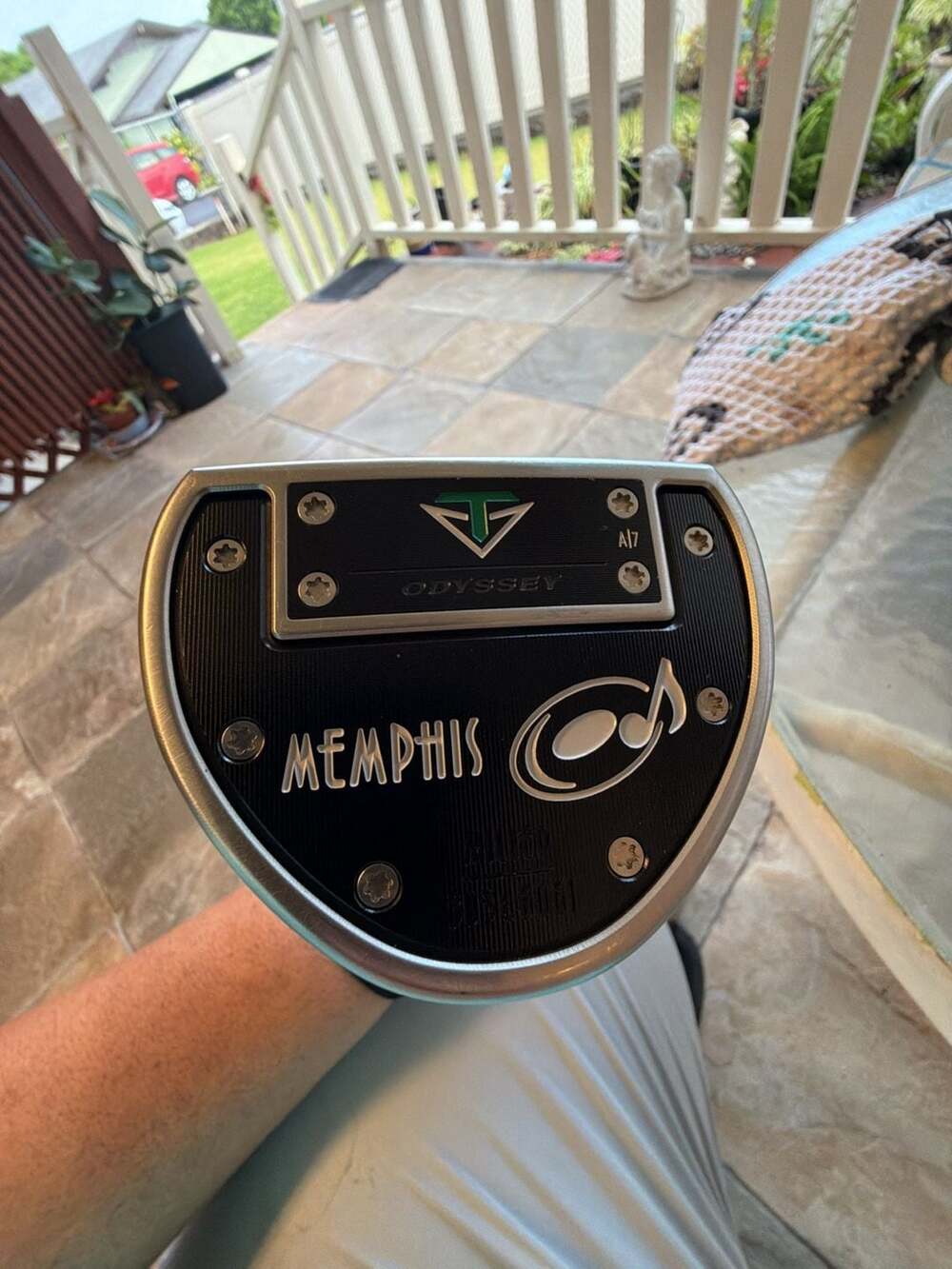 Odyssey Toulon Design Memphis Mallet Putter with SuperStroke Pistol 2.0 Grip